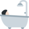 Person Taking Bath - Light emoji on Twitter